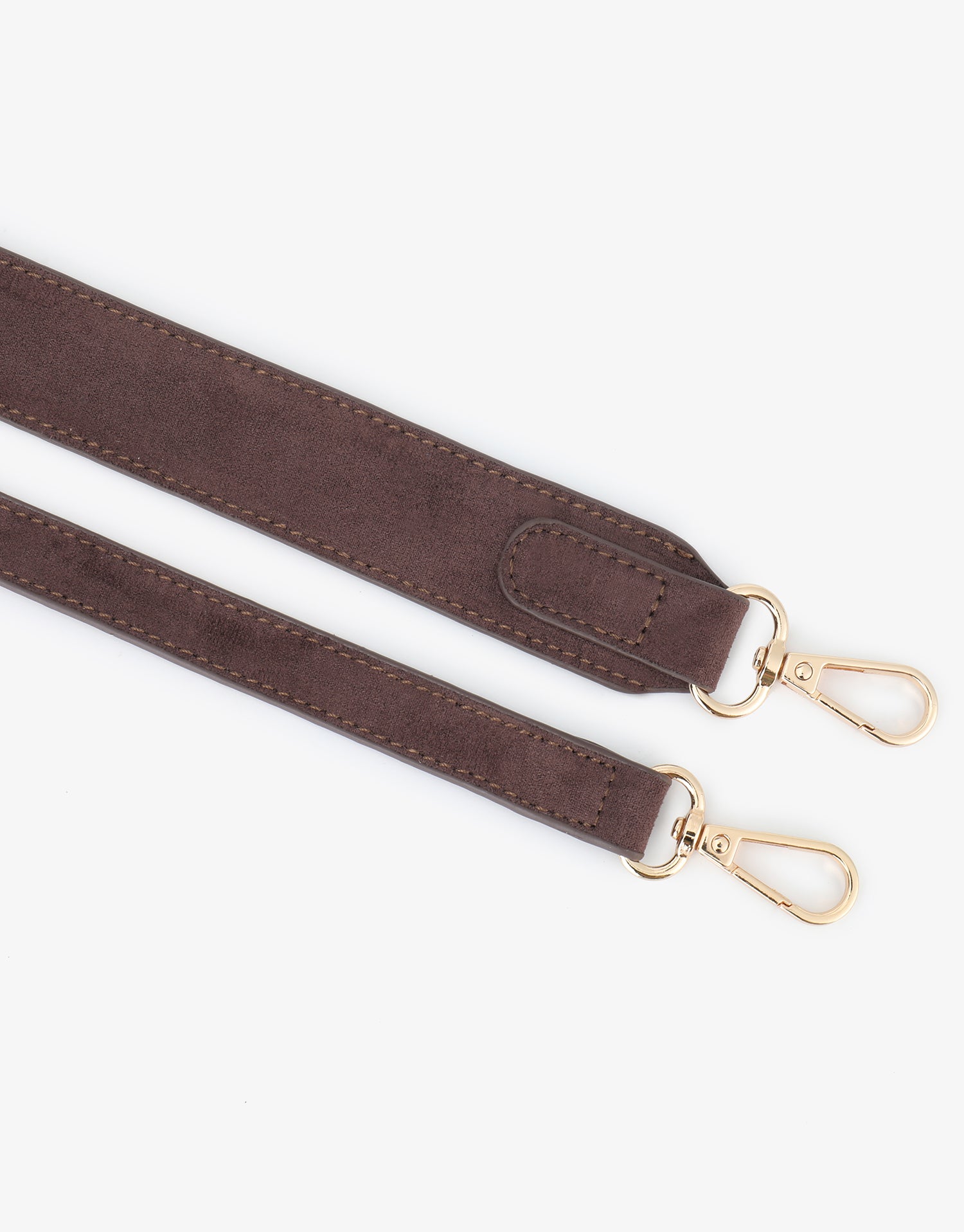 HOLLACE MINI TOTE WOVEN FAUX SUEDE CHOCOLATE