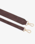 HOLLACE MINI TOTE WOVEN FAUX SUEDE CHOCOLATE