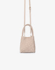 HOLLACE MINI TOTE WOVEN FAUX SUEDE FOUNDATION