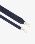 HOLLACE MINI TOTE WOVEN FAUX SUEDE NAVY