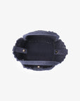 HOLLACE MINI TOTE WOVEN FAUX SUEDE NAVY