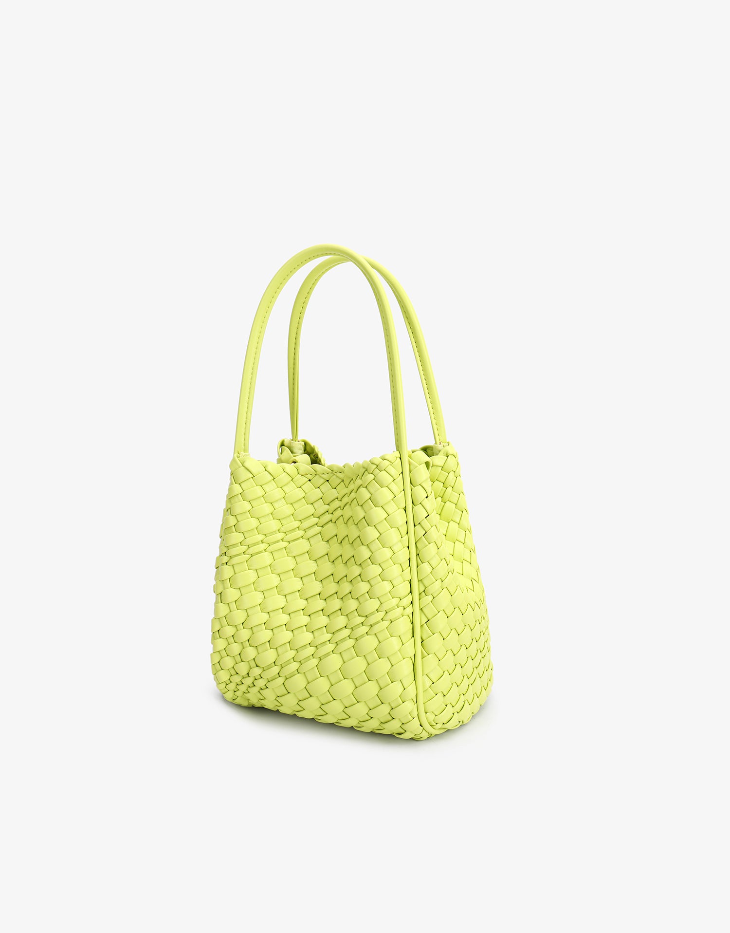 HOLLACE MINI TOTE WOVEN LIME
