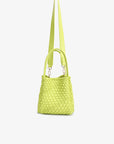 HOLLACE MINI TOTE WOVEN LIME