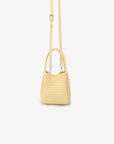 HOLLACE MINI TOTE WOVEN BUTTER