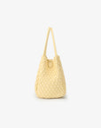 HOLLACE MINI TOTE WOVEN BUTTER