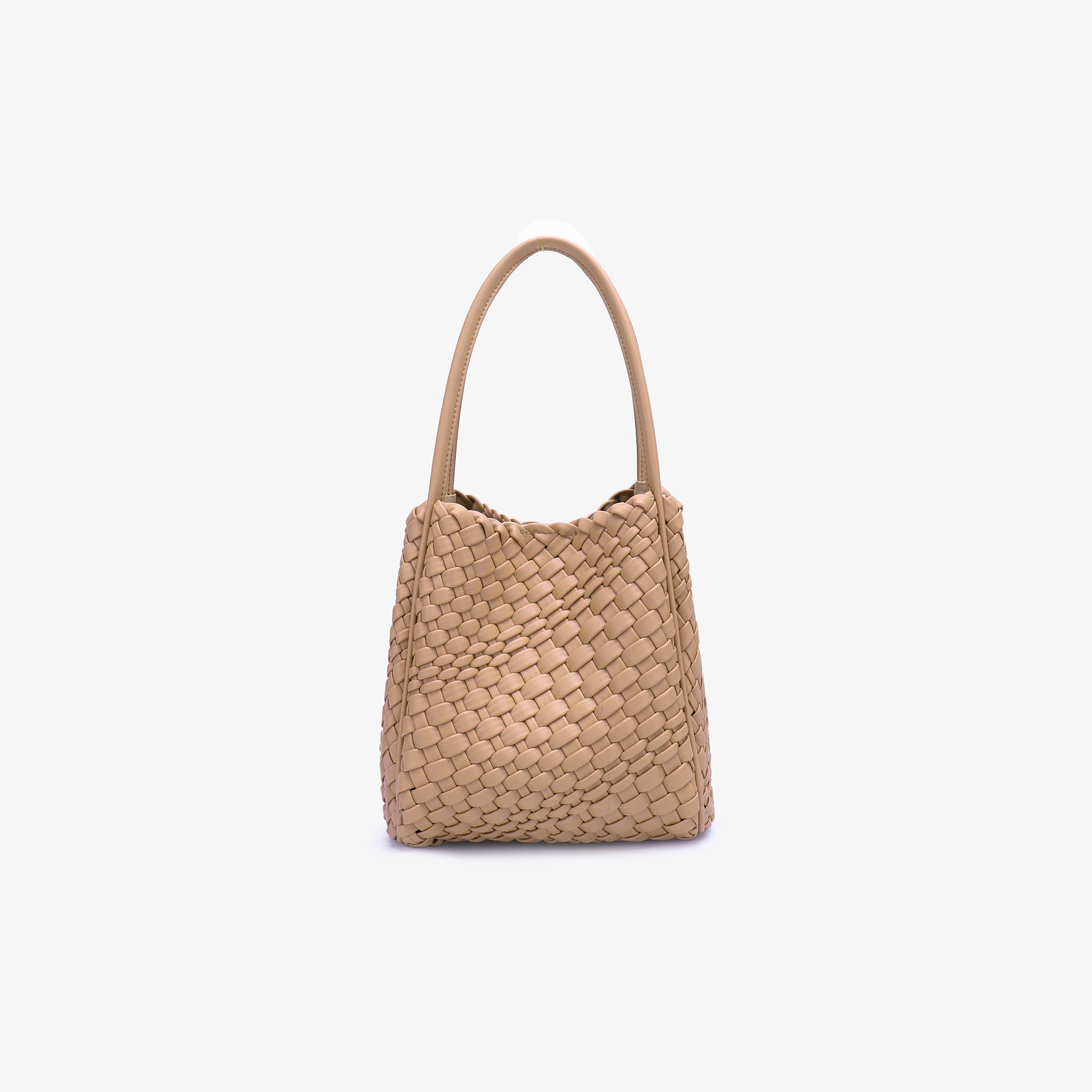 HOLLACE MINI TOTE WOVEN TAUPE