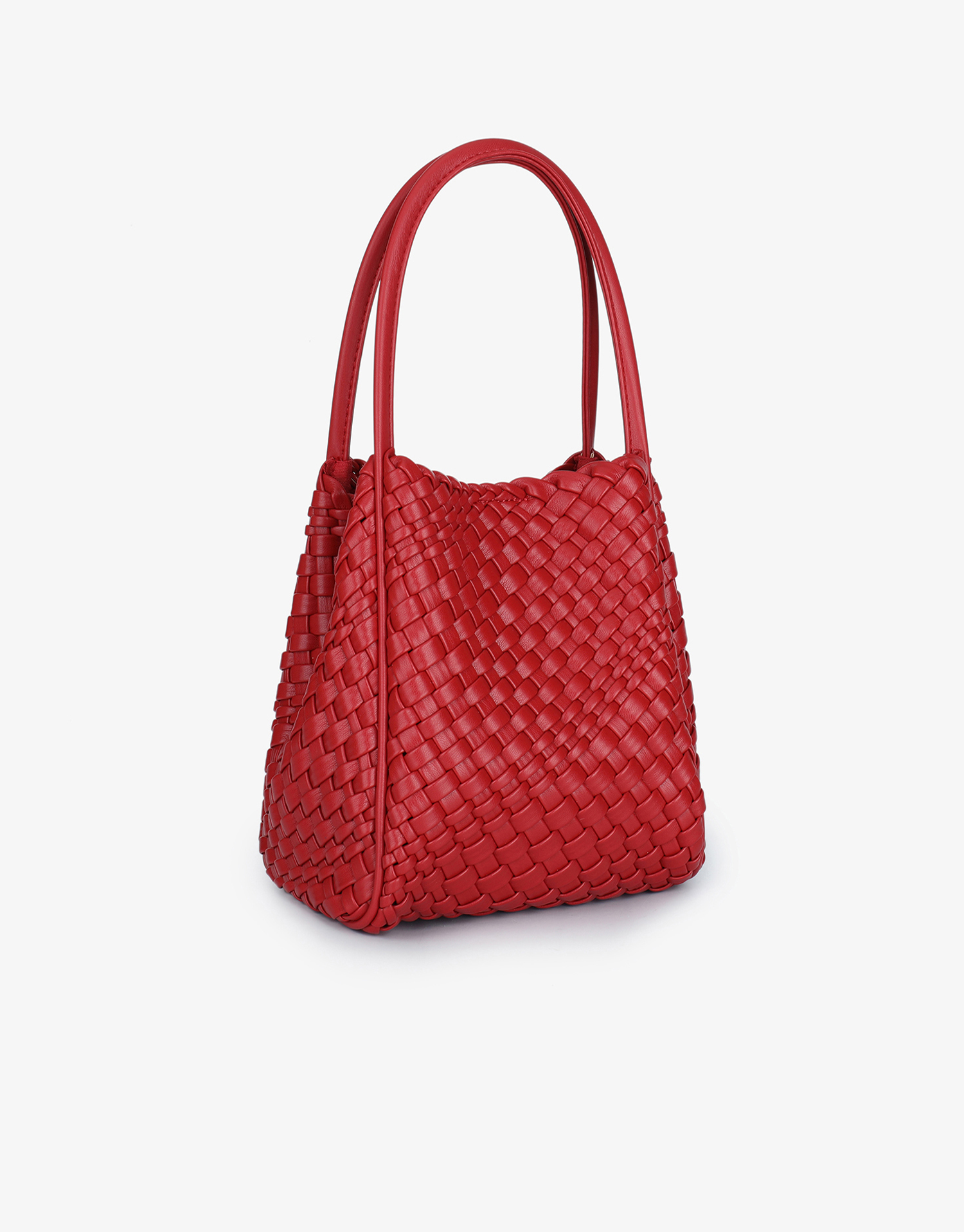 HOLLACE MINI TOTE WOVEN RED