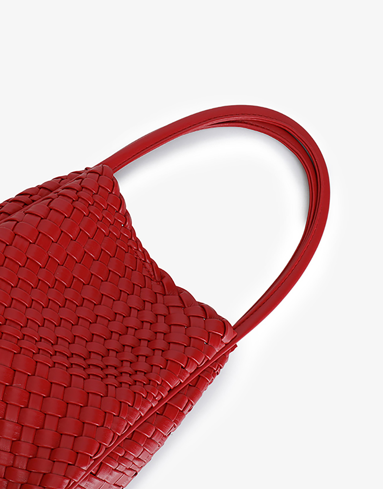 HOLLACE MINI TOTE WOVEN RED