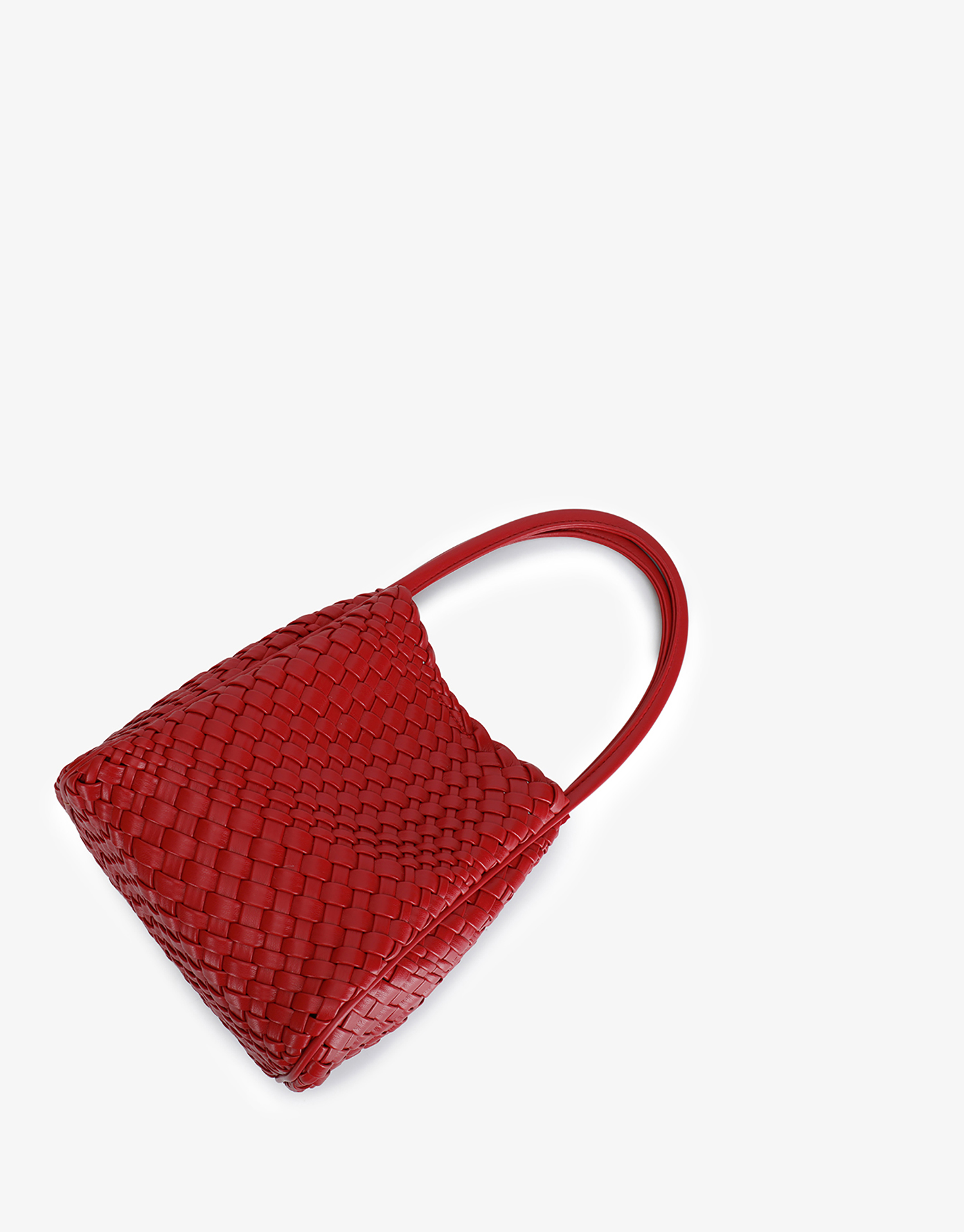 HOLLACE MINI TOTE WOVEN RED