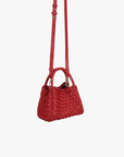 HOLLACE MINI TOTE TOY WOVEN RED