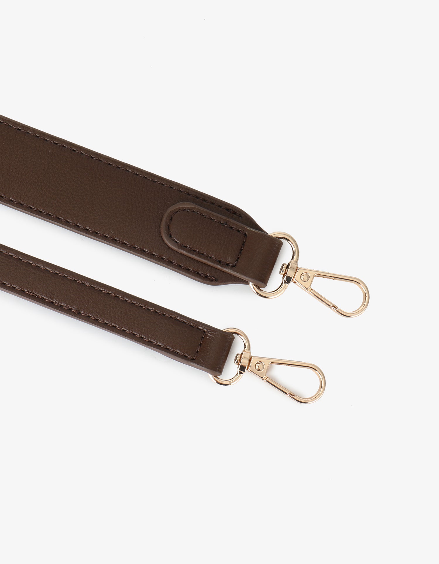 HOLLACE MINI TOTE CANVAS CONTRAST PIPING ESPRESSO/BROWN