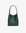 A green mini tote handbag with two handles and a front zipper closure_Remi and Reid
