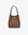 A taupe-colored mini tote handbag with two handles and a detachable crossbody strap by Remi and Reid.