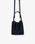 HOLLACE MINI TOTE WOVEN BLACK