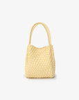 HOLLACE MINI TOTE WOVEN BUTTER