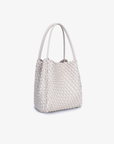 HOLLACE MINI TOTE WOVEN CREAM