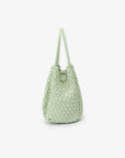 HOLLACE MINI TOTE WOVEN MINT