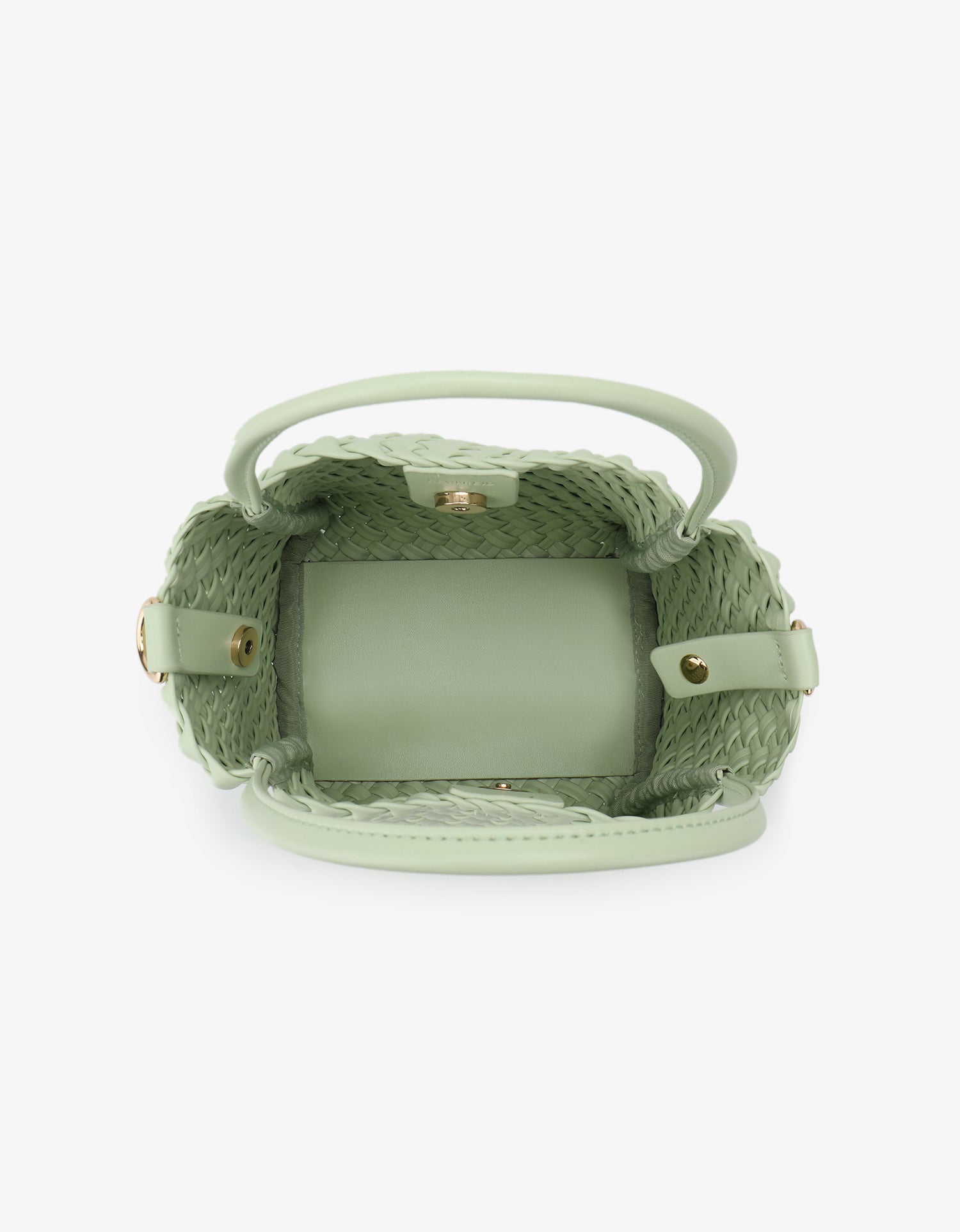 HOLLACE MINI TOTE WOVEN MINT