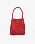 HOLLACE MINI TOTE WOVEN RED