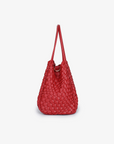 HOLLACE MINI TOTE WOVEN RED