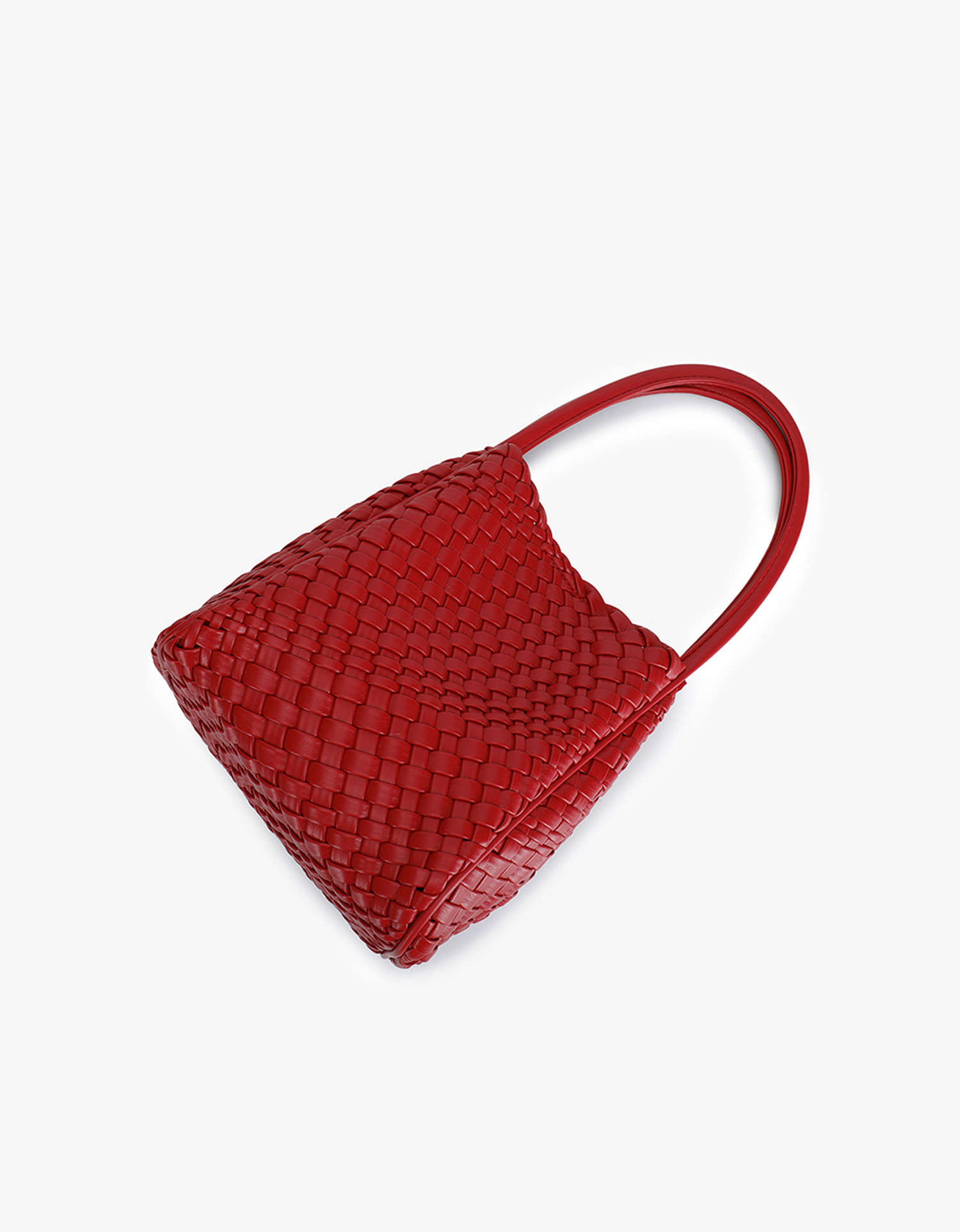 HOLLACE MINI TOTE WOVEN RED