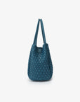 HOLLACE MINI TOTE WOVEN TEAL