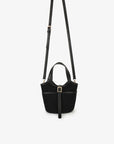 JOYA MINI BUCKET CANVAS BLACK