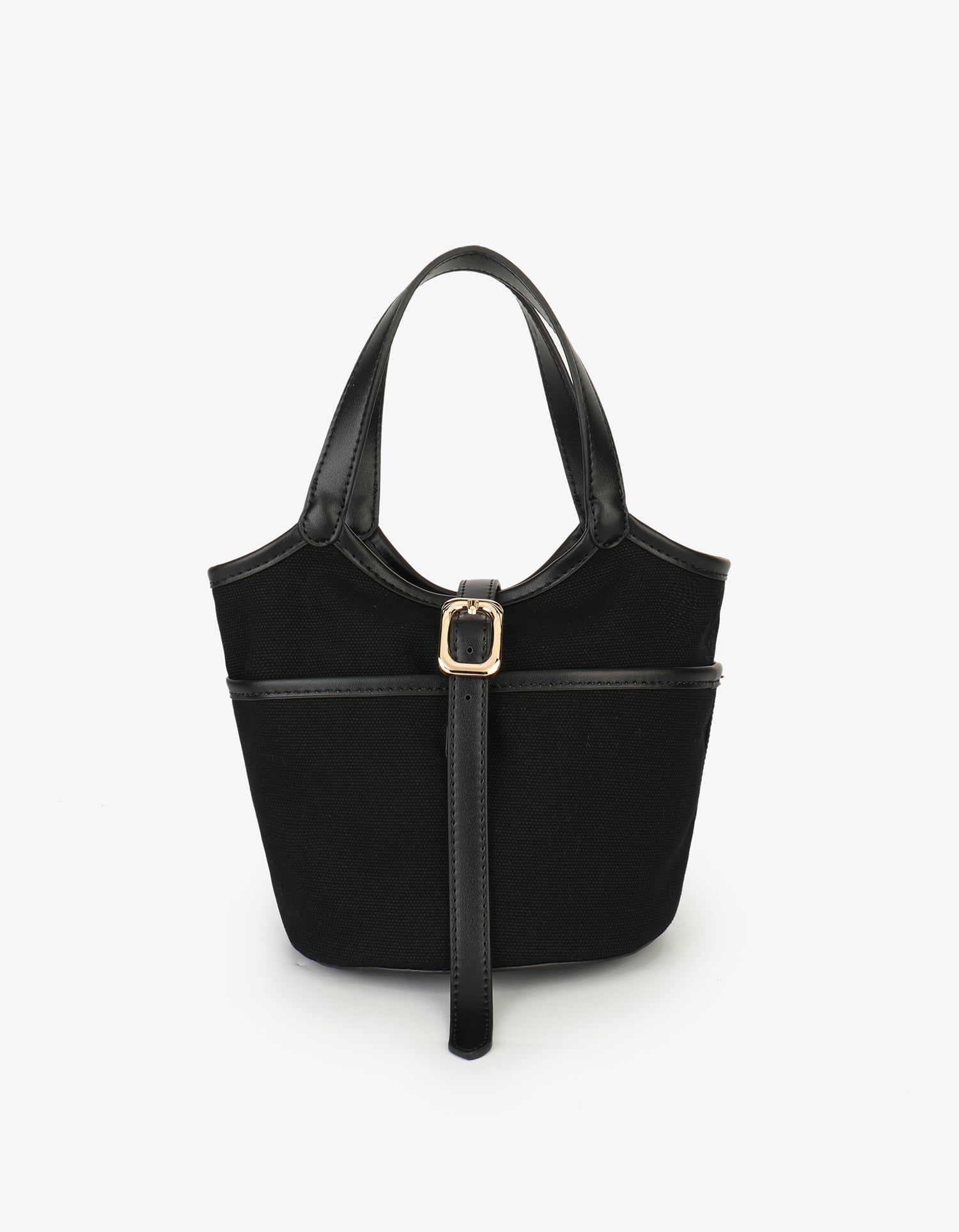 JOYA MINI BUCKET CANVAS BLACK