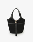 JOYA MINI BUCKET CANVAS BLACK