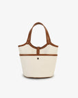JOYA MINI BUCKET CANVAS CREAM