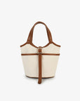 JOYA MINI BUCKET CANVAS CREAM