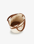 JOYA MINI BUCKET CANVAS CREAM