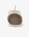 JOYA BUCKET MINI FAUX SUEDE CREAM