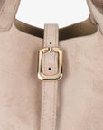 JOYA BUCKET MINI FAUX SUEDE FOUNDATION