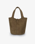 JOYA BUCKET MINI FAUX SUEDE OLIVE