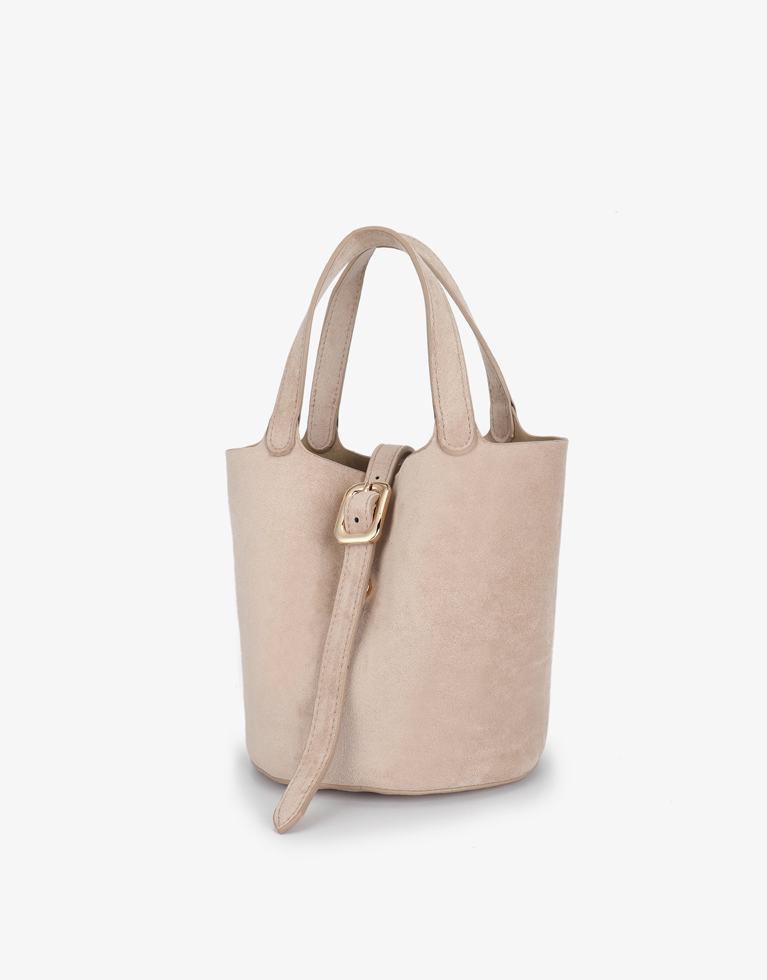 Cream beige handbag with a strap design_Remi an Reid