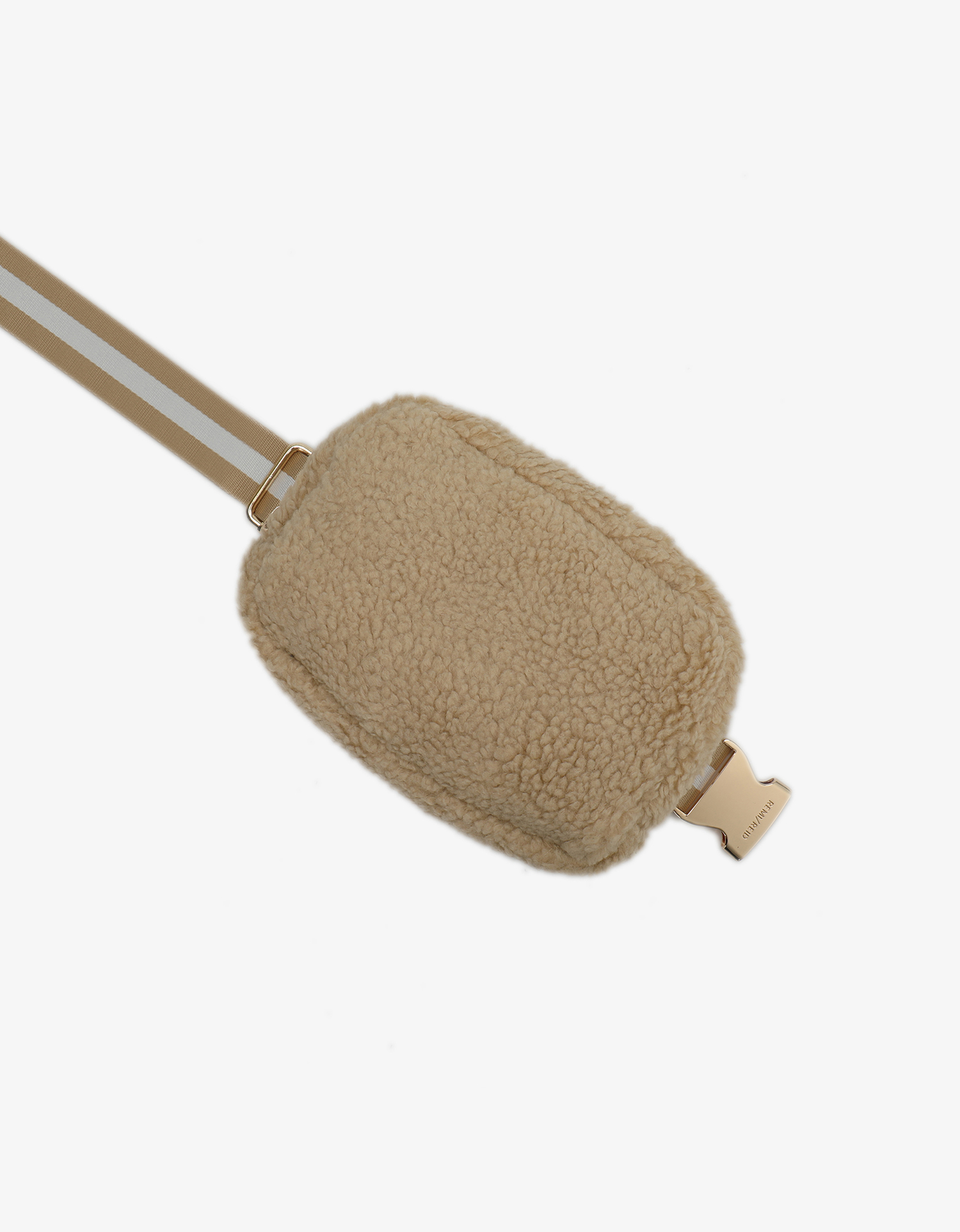 LIBBIE FLEECE BELT BAG CREAM