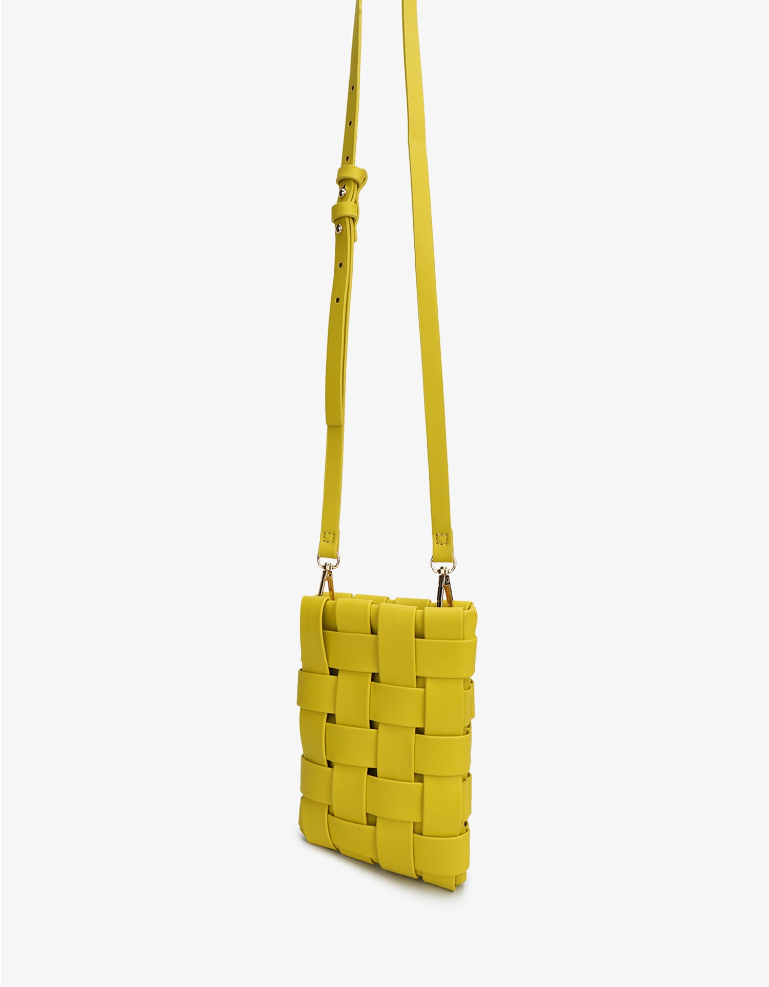 LINDY WOVEN CELLPHONE LEMON