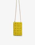 LINDY WOVEN CELLPHONE LEMON
