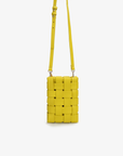 LINDY WOVEN CELLPHONE LEMON