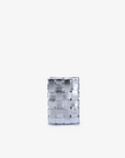 LINDY WOVEN CELLPHONE HI SHINE METALLIC SILVER