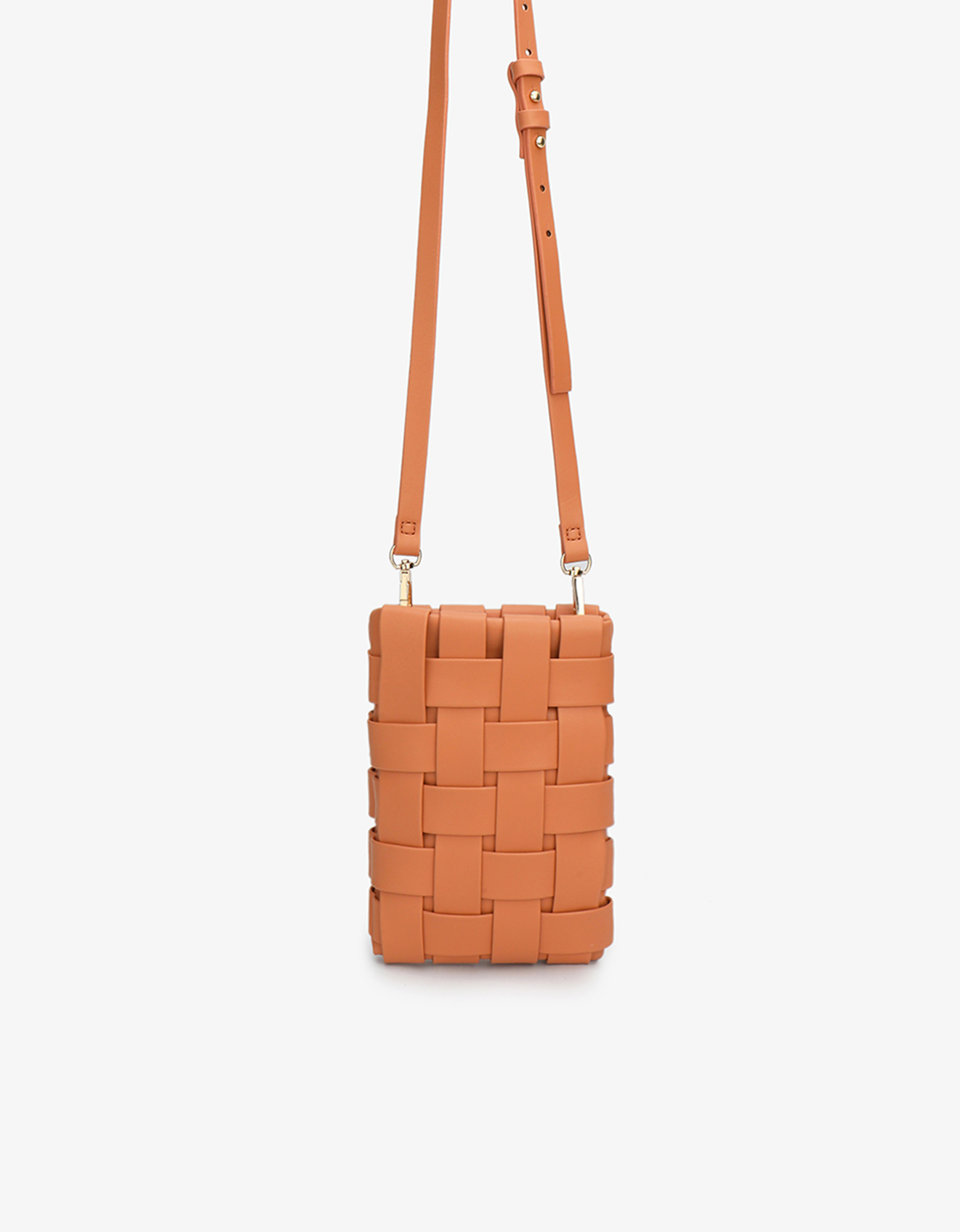 LINDY WOVEN CELLPHONE APRICOT