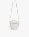 NOEMI MINI TOTE CROCHET CREAM