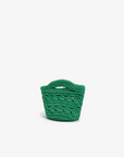 NOEMI MINI TOTE CROCHET GREEN