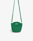 NOEMI MINI TOTE CROCHET GREEN