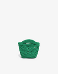 NOEMI MINI TOTE CROCHET GREEN