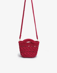 NOEMI MINI TOTE CROCHET MAGENTA