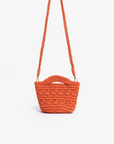 NOEMI MINI TOTE CROCHET ORANGE