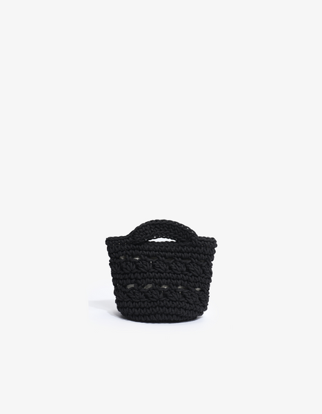 NOEMI MINI TOTE CROCHET BLACK – REMI/REID