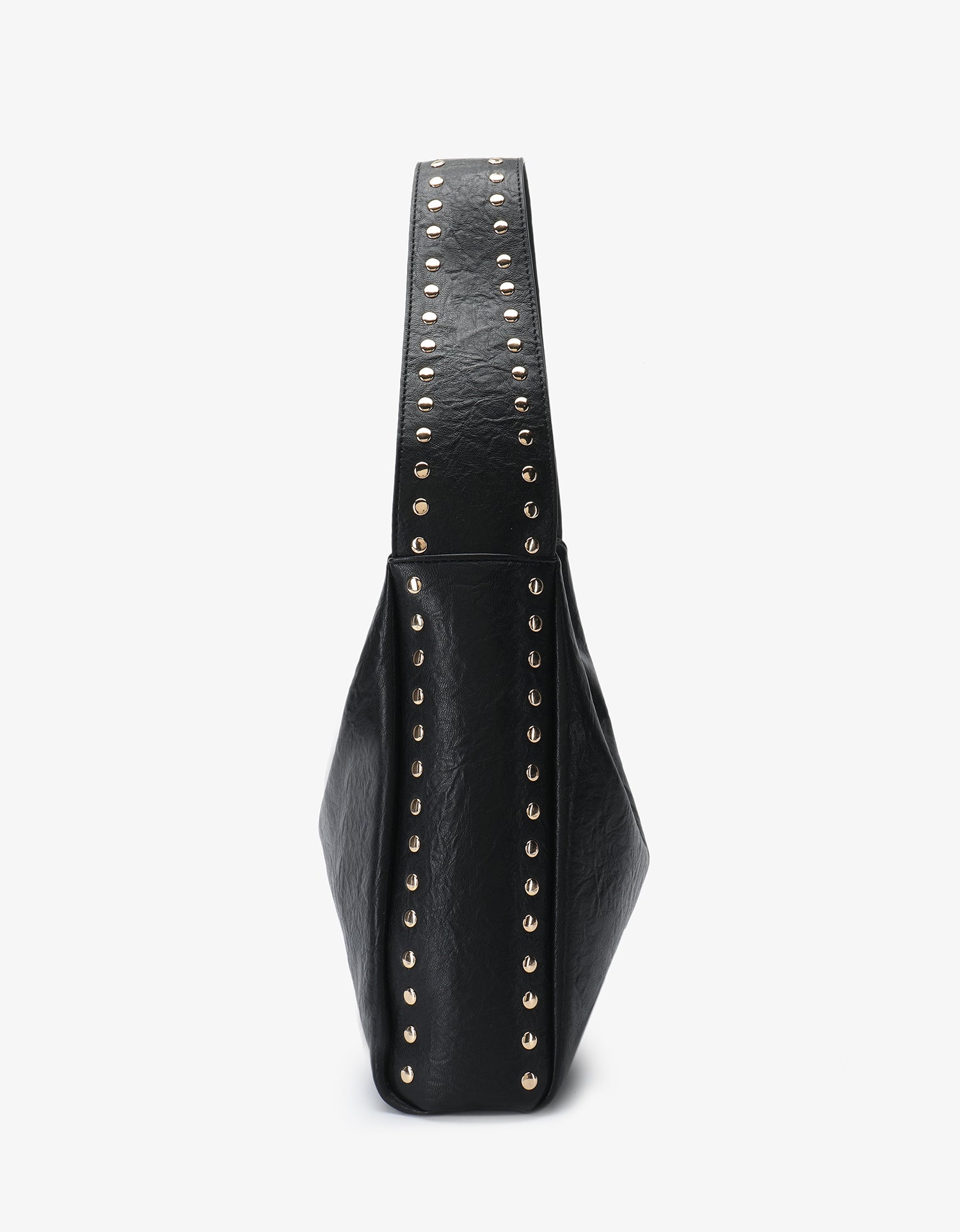 PASCAL SHOULDER STUDDED VEGAN BLACK GOLD